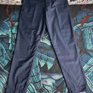 Navy blue slim fit trousers Size 32W" 38in length